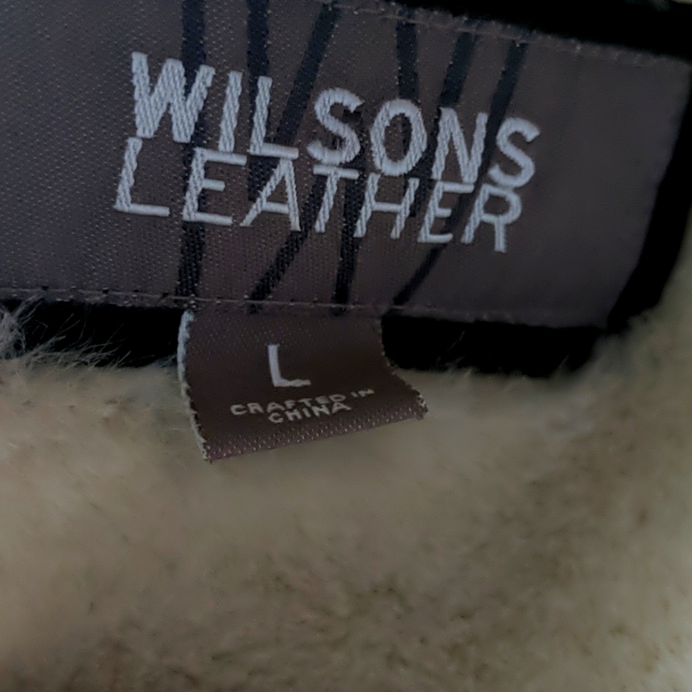 Leather coat